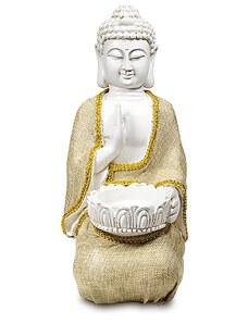 Milujeme Kameny Mírumilovný Buddha - svícen Feng Shui
