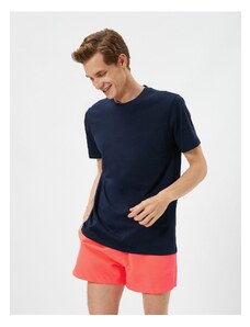 Koton Shorts Marine Shorts with a lace-up waist with pockets.