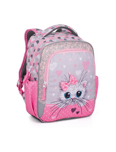 Bagmaster MINI 24 A předškolní batoh – kočka růžová 230273