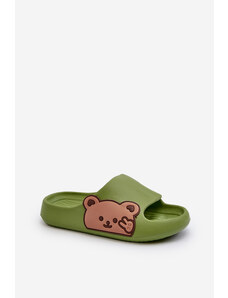 Kesi Lehké pěnové pantofle s medvídkem, Green Relif