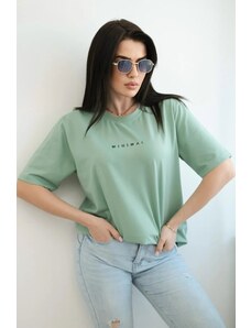 Kesi Bavlněná halenka Minimal dark mint