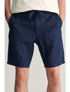 ŠORTKY GANT RELAXED LINEN DS SHORTS modrá S