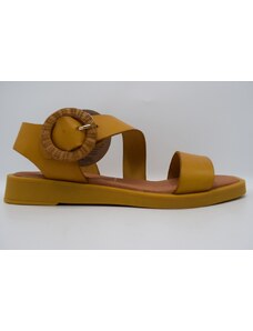 Marila dámský sandál ANGELINA Panama žlutá