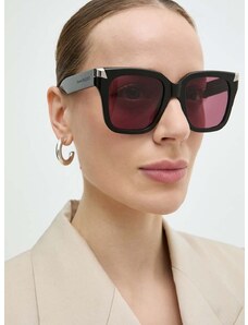 Sluneční brýle Alexander McQueen dámské, černá barva, AM0440S