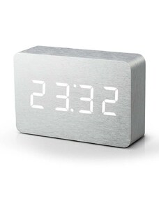 Stolní hodiny Gingko Design Brick Click Clock