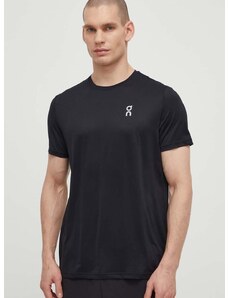 Běžecké tričko On-running Core černá barva