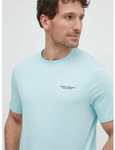 Bavlněné tričko Armani Exchange fialová barva, 8NZT91 Z8H4Z NOS