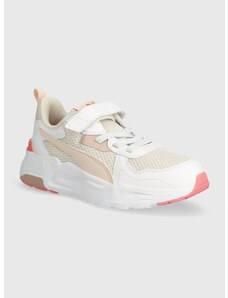 Dětské sneakers boty Puma Trinity Lite AC+ PS béžová barva