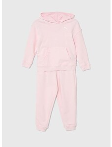 Dětská tepláková souprava Puma Loungewear Suit TR G růžová barva