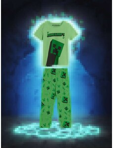 Sinsay - Pyžamová souprava Minecraft - zelená