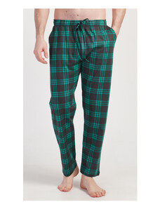 Gazzaz Pánské pyžamové kalhoty Albert, barva zelená, 100% bavlna