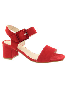 ARA Dámské červené kožené sandály 1220507-19-255