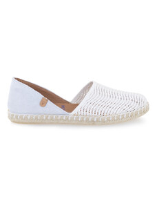 Verbenas, bílé espadrilky Carmen lato