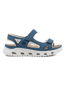 Dámské modré sandály Rieker 64066-14