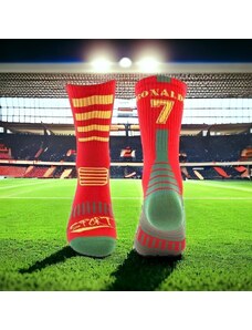 Numberoplus Dětské fotbalových ponožek č.7 Cristiano Ronaldo ( 10pár v balení )