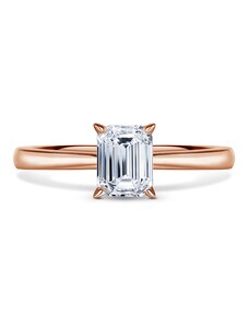 Danfil Arlene | Zásnubní prsten se středovým diamantem 1.0ct, růžové zlato 46