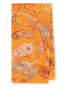 Dámský tenký šátek s motivem paisley Wittchen, oranžově-hnědá, polyester