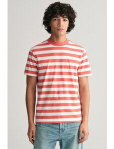 TRIČKO GANT STRIPE SS T-SHIRT růžová S