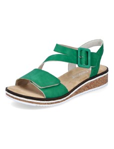 Dámské sandály RIEKER V3660-54 zelená