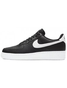 Nike Air Force 1 Low '07 Black White Pebbled Leather