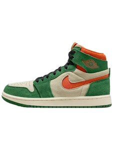 Jordan 1 High Zoom Air CMFT 2 Pine Green Orange Blaze (Women's)