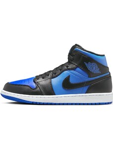 Jordan 1 Mid Black Royal Blue