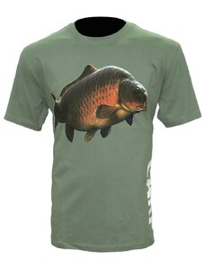 Zfish Tričko Carp T-Shirt Oive Green -