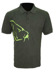 Zfish Tričko Carp Polo T-Shirt Olive Green - L