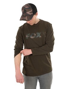 Fox Triko Long Sleeve Khaki/Camo T-Shirt - M