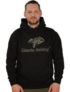 Giants Fishing Mikina s kapucí černá Camo Logo - 2XL