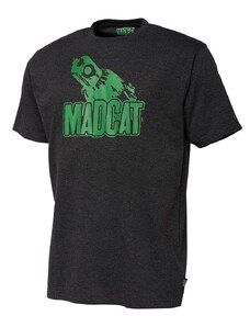Madcat Triko Conk Teaser T Shirt Dark Grey Meange -