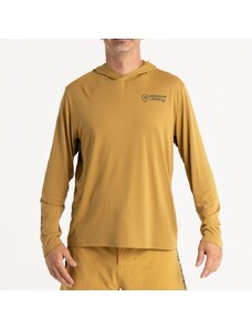 Adventer & fishing Funkční hoodie UV tričko Sand -