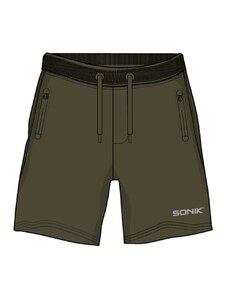 Sonik Kraťasy Green Fleece Shorts - M