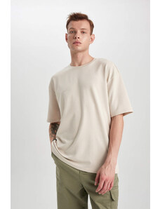 DEFACTO Oversize Fit Crew Neck Short Sleeve Basic T-Shirt