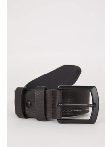 DEFACTO Man Square Clasp Faux Leather