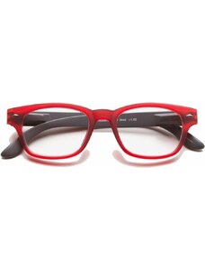 B+D cestovní brýle Super Bold Readers matt red +2.50
