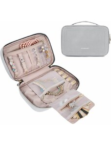 Bagsmart organizér na šperky Aurora Travel Jewelry Case grey