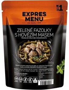 Expres Menu zelené fazolky s hovězím masem 300g