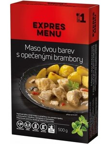 Expres Menu maso dvou barev s opečenými brambory 500g