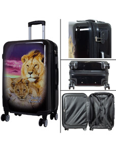 Cestovní zavazadlo - Kufr - Monopol - Lion - Velikost L - Objem 94 Litrů