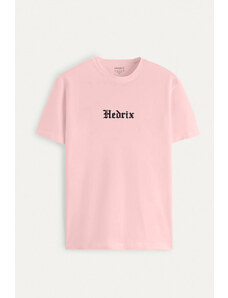 Hendrix Tričko, Barva Růžová, s Potiskem Hedrix Retro