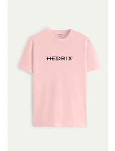 Hendrix Tričko, Barva Růžová, s Potiskem Hedrix Logo