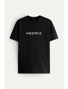 Hendrix Tričko, Barva Černá, s Potiskem Hedrix Logo
