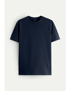 Hendrix Tričko, Barva Modrá, s Potiskem Basic T Shirt