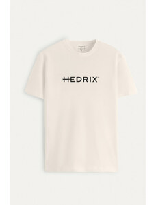 Hendrix Tričko, Barva Ekru, s Potiskem Hedrix Logo
