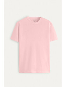 Hendrix Tričko, Barva Růžová, s Potiskem Basic T Shirt