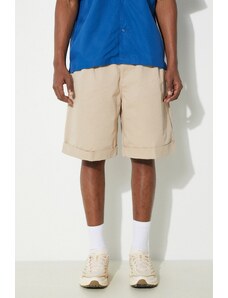 Bavlněné šortky Carhartt WIP Mart Short béžová barva, I033130.G106