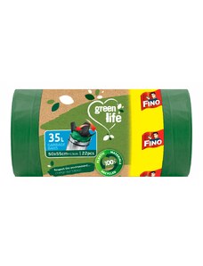 Pytle na odpadky Green Life Easy pack 25 μm 35 litrů Fino - 22 ks