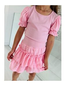 By Mini - butik Růžová blůzka + sukně