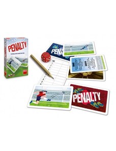 Dino Penalty karetní cestovní hra v krabičce 11,5x18x3,5cm